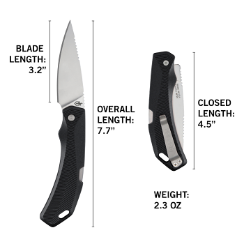 Forefront Folding Knife - Black