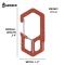 Carabiner - Burnt Orange